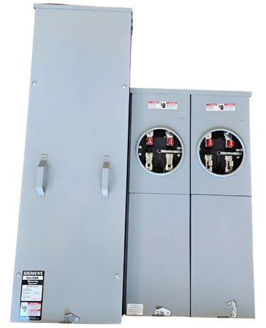 Siemens WEPK4212 400A 2-Gang Meter Socket, Ring Type, 1-Phase