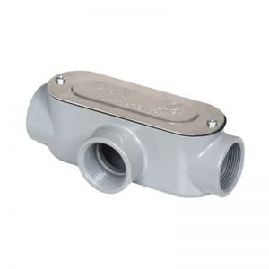 Westgate Aluminum Threaded Type T Conduit Body with Cover and Gasket