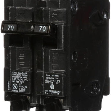 Siemens Q270 Double Pole 70A 120V Type QP interchangeable Circuit Breaker