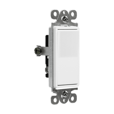 Enerlites 93150-W Residential Grade Decorator Switch 3-Way 15A 120-277 VAC 10-pack