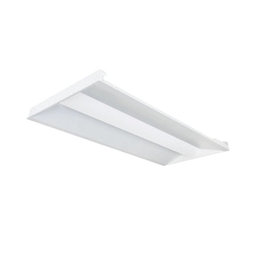 Portor Lighting Center Basket Troffer Light with CCT and Wattage selector