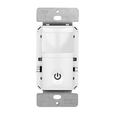 Enerlites HMOS-W 180° PIR Occupancy/Vacancy Motion Sensor Wall Switch, Single Pole