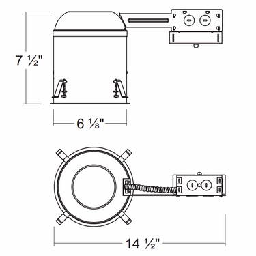 Lighting Spot 26 6" IC LED HOUSING REMODELING CAN