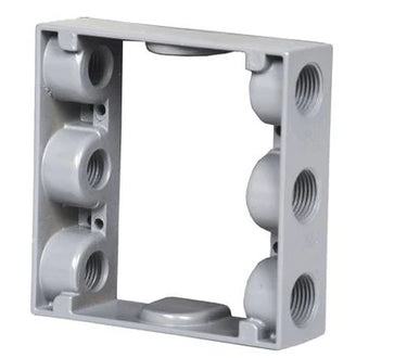 Westgate W2XB75-8 2-Gang 3/4" 8-Hole Weatherproof Extension Ring