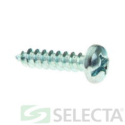 Selecta TS10112J #10 x 1-1/2" Pan Head Tapping Screw – Zinc Plated