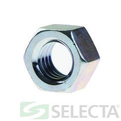 Selecta N1420J Hex Nut 1/4-20 Steel Zinc Plated | 100 pcs Jar