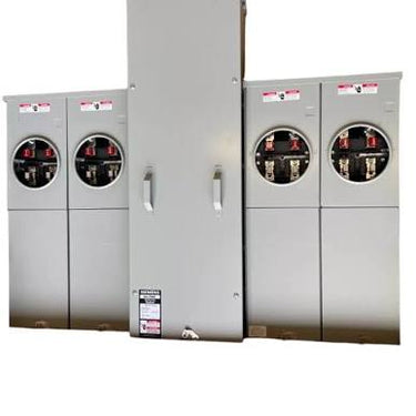 Siemens WEPK4412 400-Amp 4-Gang 1-Phase Meter Main Combo (EUSERC)