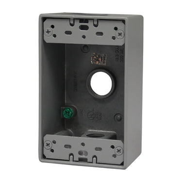 Westgate W1B75-3 3-Hole 3/4" Weatherproof Electrical Outlet Box