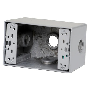 WestGate W1DB100-3 1-Gang Deep 1" 3-Hole Weatherproof Electrical Box