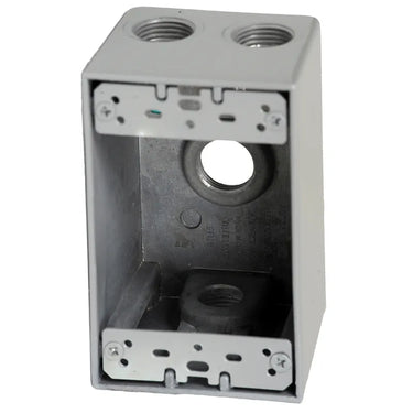 WestGate W1DB50-4 1-Gang Deep 1/2" 4-Hole Weatherproof Electrical Box